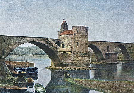 Pont Saint Benezet à Avignon  - reproduction © Norbert Pousseur