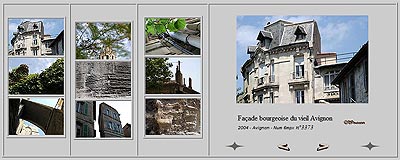 Fa&ccedil;ades d'Avignon - &copy; Norbert Pousseur