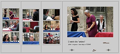 Durant les "Colloques d'Avignon 2004" - &copy; Norbert Pousseur