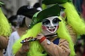 masques vert au carnaval de Bâle - © Norbert Pousseur