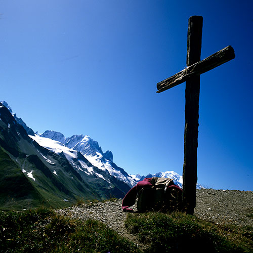 Croix et ballade autour du Mont Blanc - © Norbert Pousseur