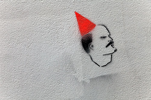 Lénine au bonnet rouge - © Norbert Pousseur