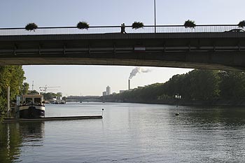 Travé du pont de Clichy - ponts sur Seine - © Norbert Pousseur