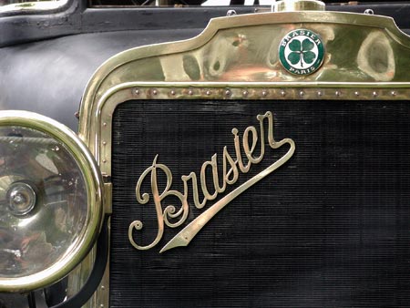 Sigle de Brasier - voiture ancienne - © Norbert Pousseur