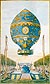 Paris illustr&eacute; de 1886 - les montgolfi&egrave;res - reproduction Norbert Pousseur