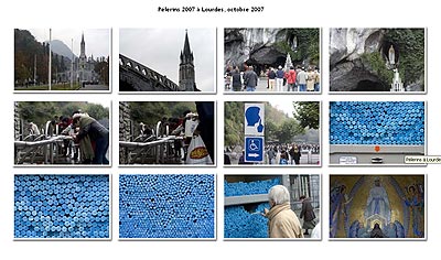 Pélerins à Lourdes planche n°4 - © Norbert Pousseur