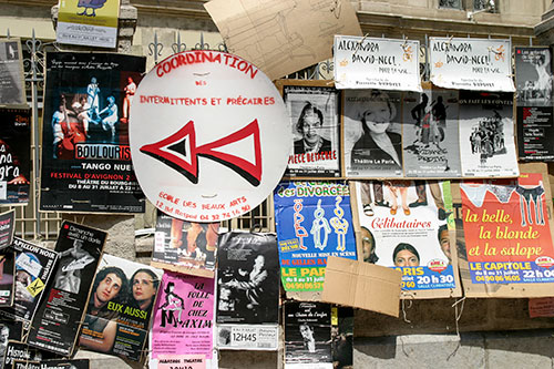 Intermittents du spectacle à Avignon - © Norbert Pousseur