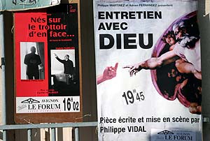 Affiche Dieu - © Norbert Pousseur