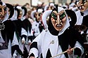 Pierrot grimaçant - carnaval 2010 Bâle - © Norbert Pousseur