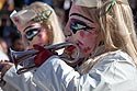 Multiples plaies au visage - carnaval 2010 Bâle - © Norbert Pousseur