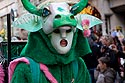 Vache tête blanche - carnaval 2010 Bâle - © Norbert Pousseur