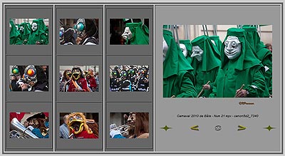 Le défile, 1er ensemble - Fasnacht Bâle 2010 - © Norbert Pousseur