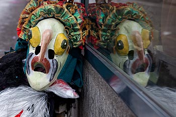 Masque en son reflet - © Norbert Pousseur