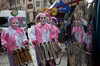 Tambours roses - © Norbert Pousseur