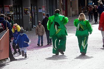 Déambulation verte - carnaval 2010 Bâle - © Norbert Pousseur