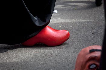 Beau sabot rouge - © Norbert Pousseur