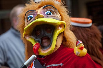 Bouche de canard - carnaval 2010 de Bâle - © Norbert Pousseur