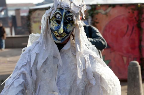 Masque grimaçant du sorcier - © Norbert Pousseur