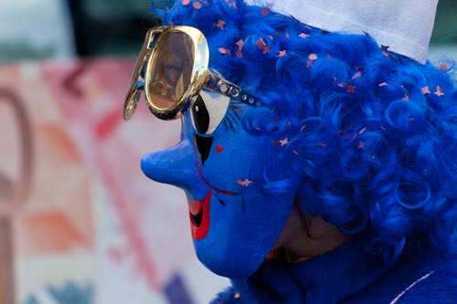 Schtroumpfette aux cheveux bleus - © Norbert Pousseur - © Norbert Pousseur