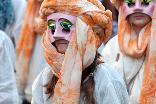 Masque de type amérindien - © Norbert Pousseur