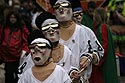 masque à lunettes au carnaval de Bâle - © Norbert Pousseur