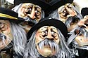 masques entassés au carnaval de Bâle 2006 - © Norbert Pousseur