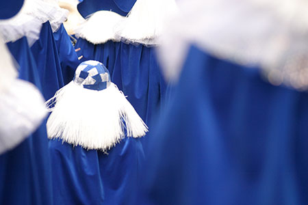 tête blanche au carnaval de Bâle - © Norbert Pousseur