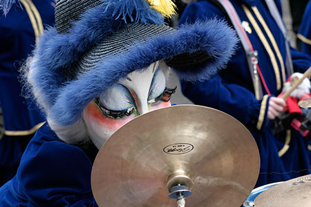 masque à la cymbale au carnaval de Bâle 2006 - © Norbert Pousseur