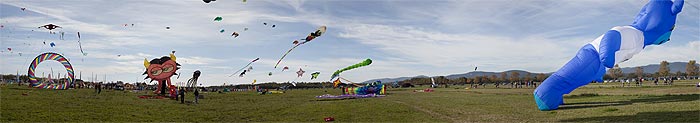 Panorama du festival 2009 de l'air de Fréjus - © Norbert Pousseur