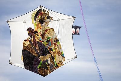 Tableau cerf-volant - Festival de Fréjus - © Norbert Pousseur