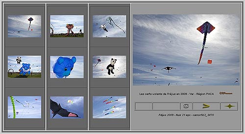 1er ensemble des cerf-volants à Fréjus 2009 - © Norbert Pousseur