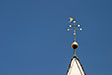 Croix de clocher, avec lune - © Norbert Pousseur