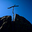 Croix sur sommet de Roquebrune - © Norbert Pousseur