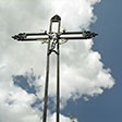 Croix en fer forgé avec Christ - © Norbert Pousseur