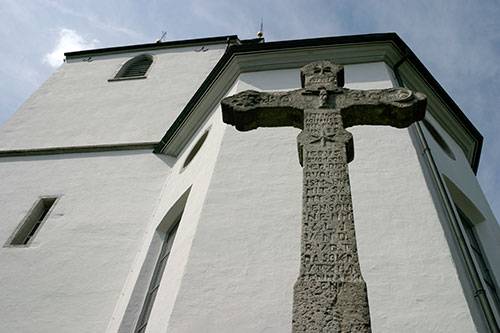 Croix d'église de 1630 en Argovie - © Norbert Pousseur