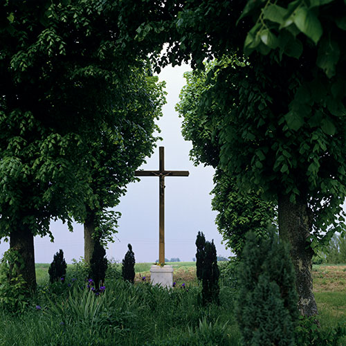 croix de sortie de village en Seine et Marne - © Norbert Pousseur