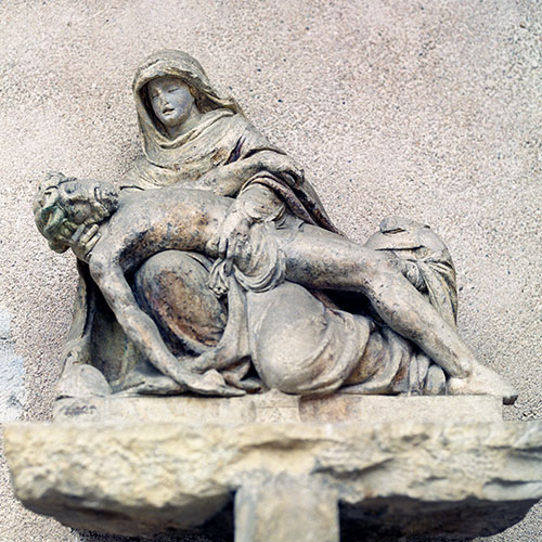 Christ dans les bras de Marie - © Norbert Pousseur