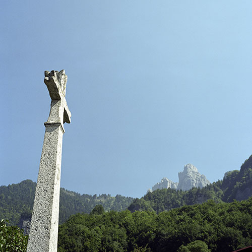 Croix et montagnes de Haute Savoie - © Norbert Pousseur