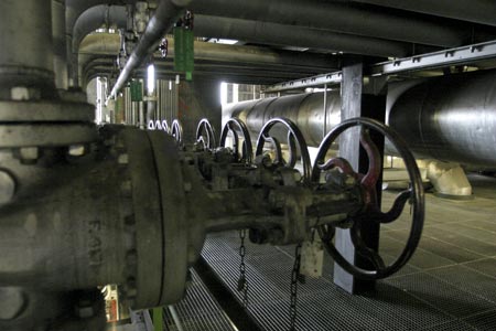 Ligne de grands volants - centrale Edf - © Norbert Pousseur