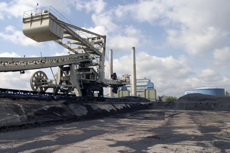 Alimentation par charbon - centrale Edf - © Norbert Pousseur