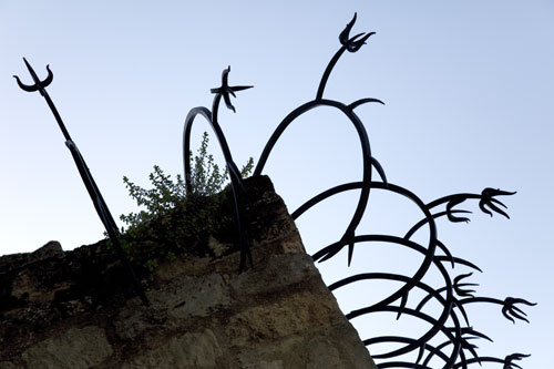 Defensas de pared de hierro forjada - © Norbert Pousseur