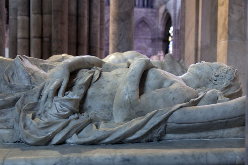 Las estatuas yacentes, Luis XII y Anne de Bretaña - © Norbert Pousseur