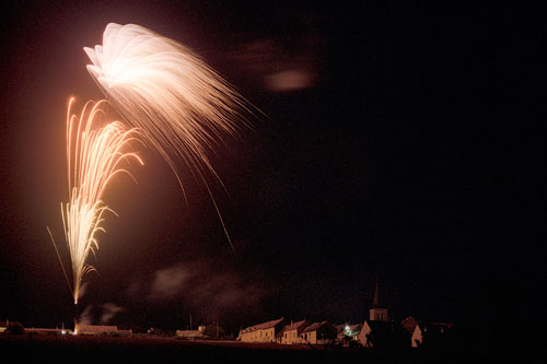 Fuegos artificiales en Bussy St Martin - © Norbert Pousseur