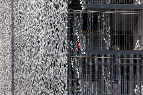 Pared del MUCEM de Marsella - © Norbert Pousseur