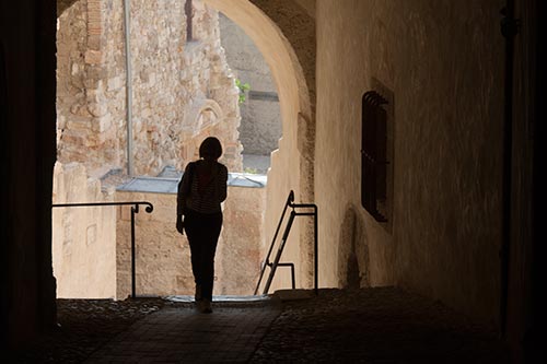 Turista a fuerte St Jean en Marsella - © Norbert Pousseur