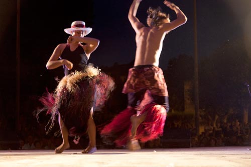 Susan Wana con Kiwa Andrews en Flayosc - © Norbert Pousseur