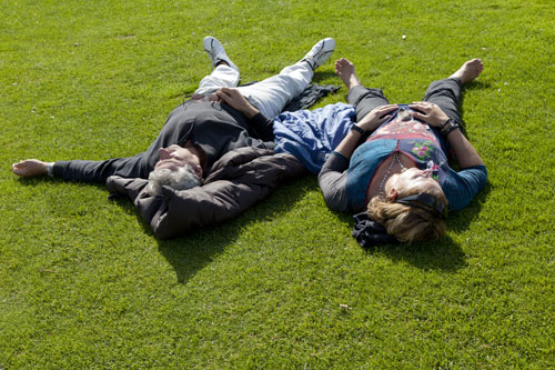 Pareja codo a codo - © Norbert Pousseur