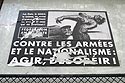 Contre les armées et le nationalisme, Graph’mur photographié par Norbert Pousseur ©