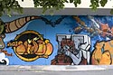 Fresque entre Farm Prod et Raiden - Kosmopolite 2008 de Bagnolet, photographié par Norbert Pousseur ©