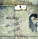 Jalouse jalouse jalouse, graph de Miss Tic - © Norbert Pousseur